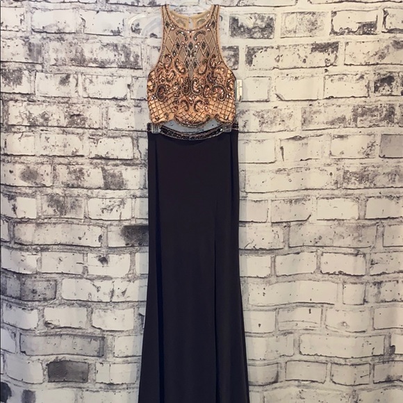 Sherri Hill Dresses & Skirts - Sherri Hill- Gray and pink 2 Piece dress set